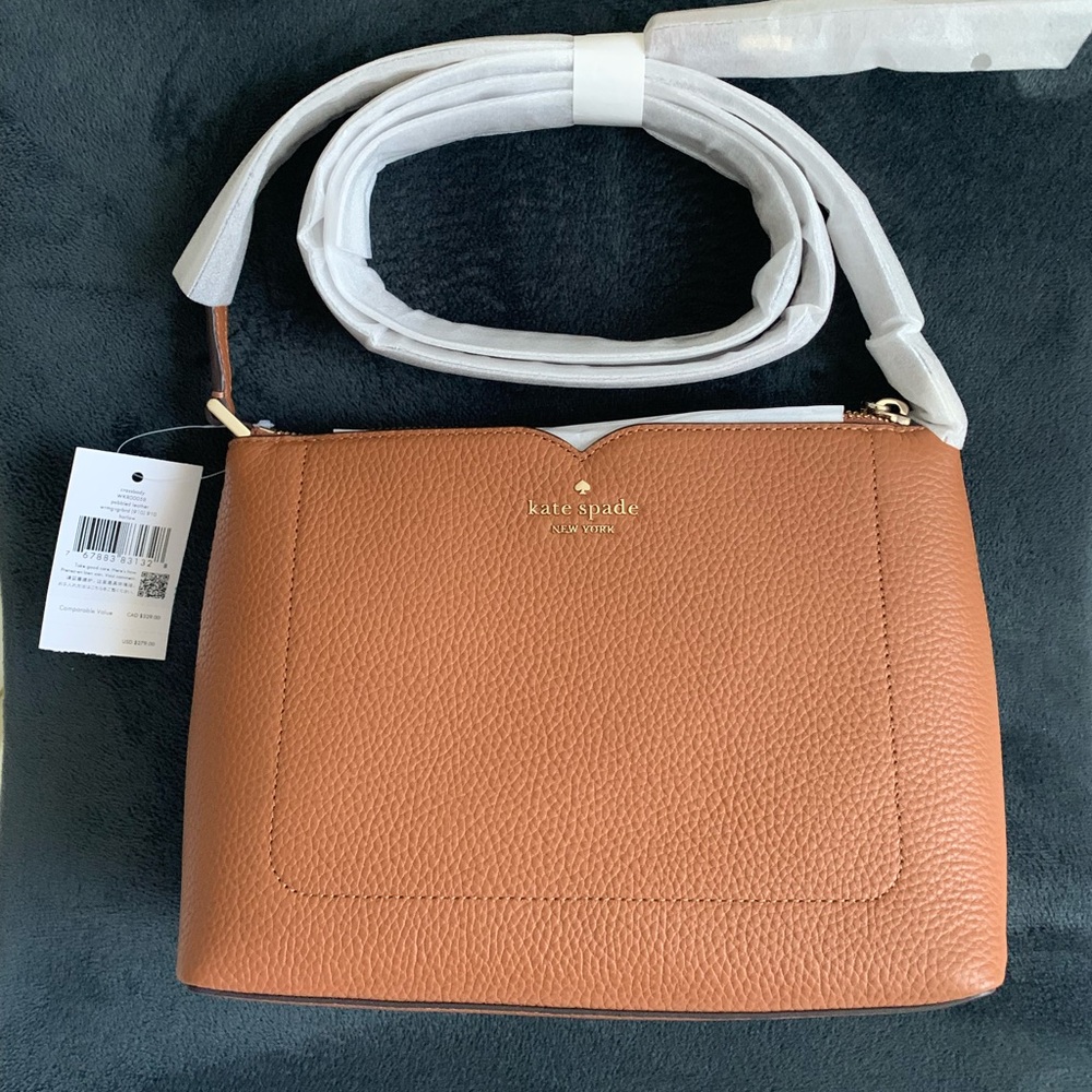 Kate Spade Brown Leather Crossbody Bag